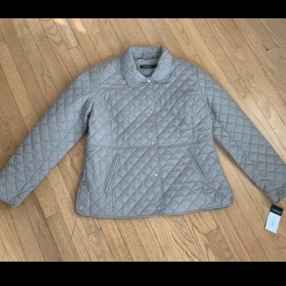NWT Ralph Lauren Snap Button Coat Olv Green Size L